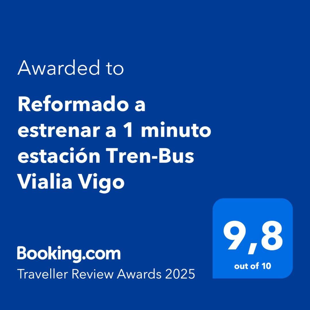 Tranquilo Apartamento Con Parking Gratis Vigilado 24H Vigo Eksteriør billede